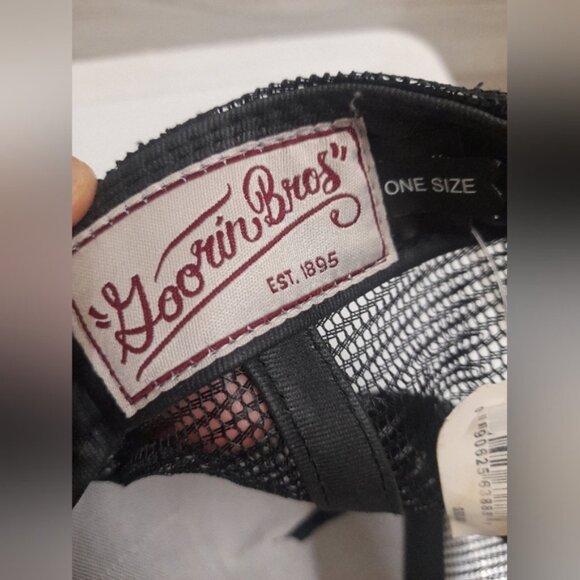 Goorin Bros Black Trucker Hat with Queen Bee Patch - Picture 5 of 10